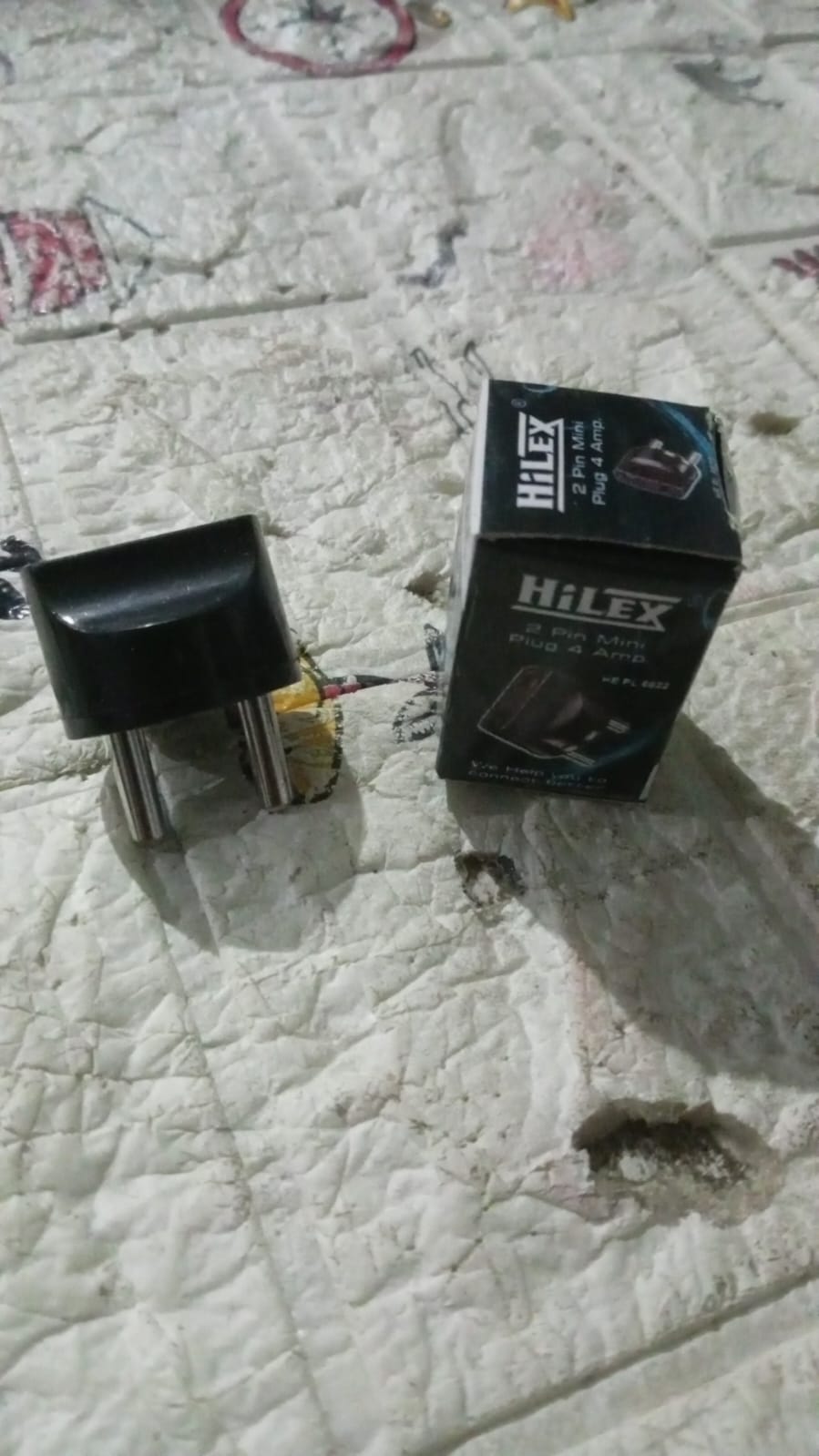 2 Pin 4 Amp Plug Converter, Plug Adapter With Color Box (1 Pc )