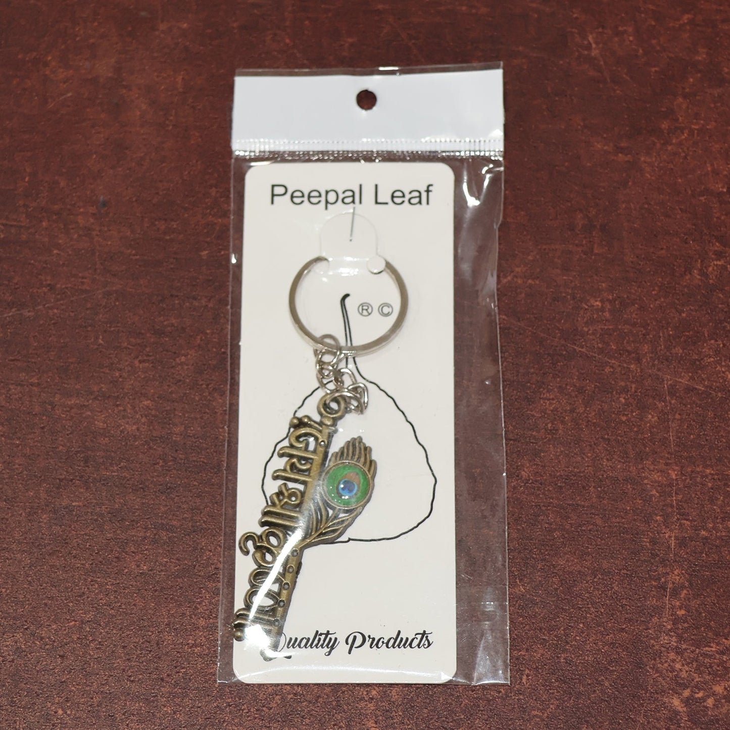 “Jai Shree Krishna” Text Metal Keychain (1 Pc)