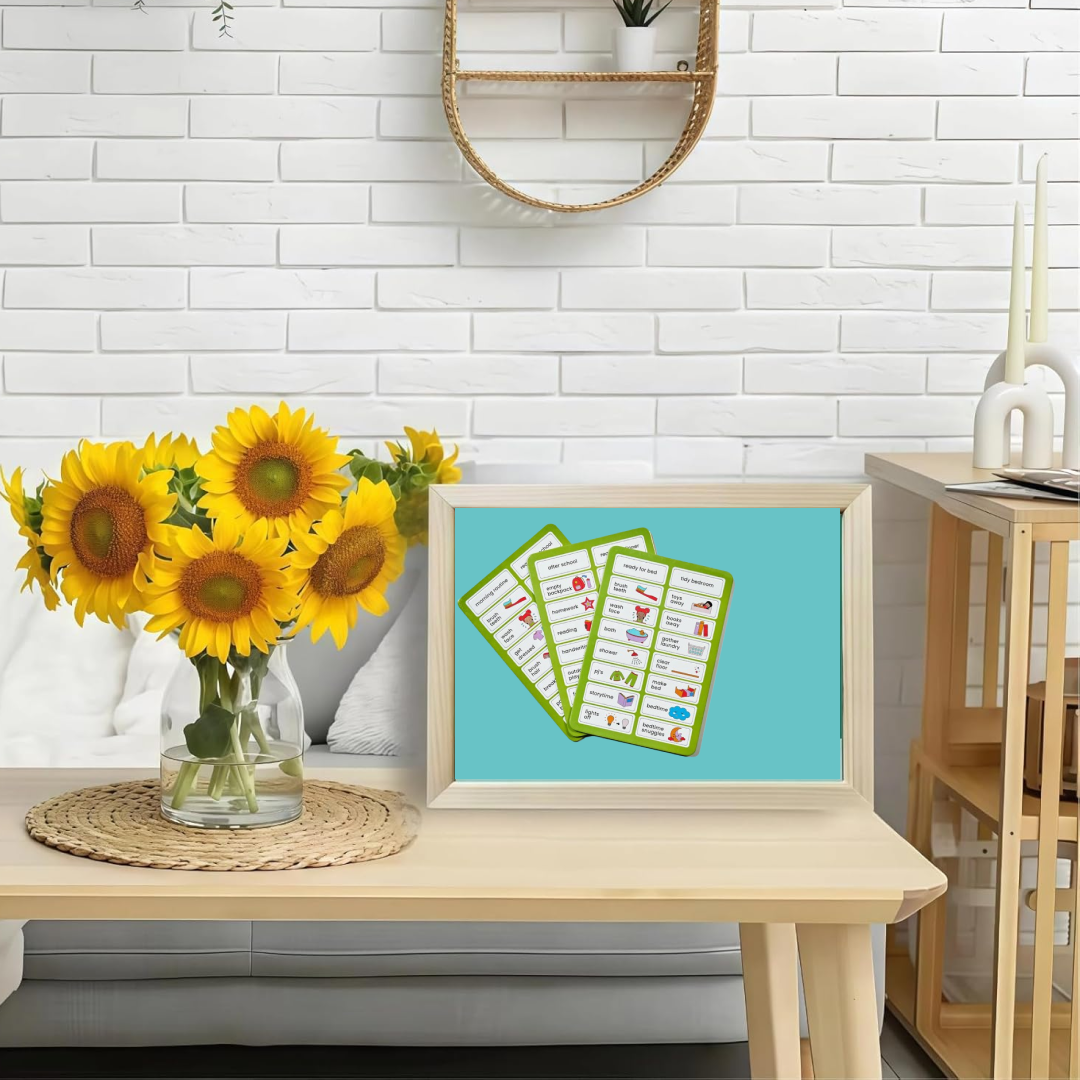 🎁 Magnetic Board, Sticker Book & Activity Cards (1 Set)