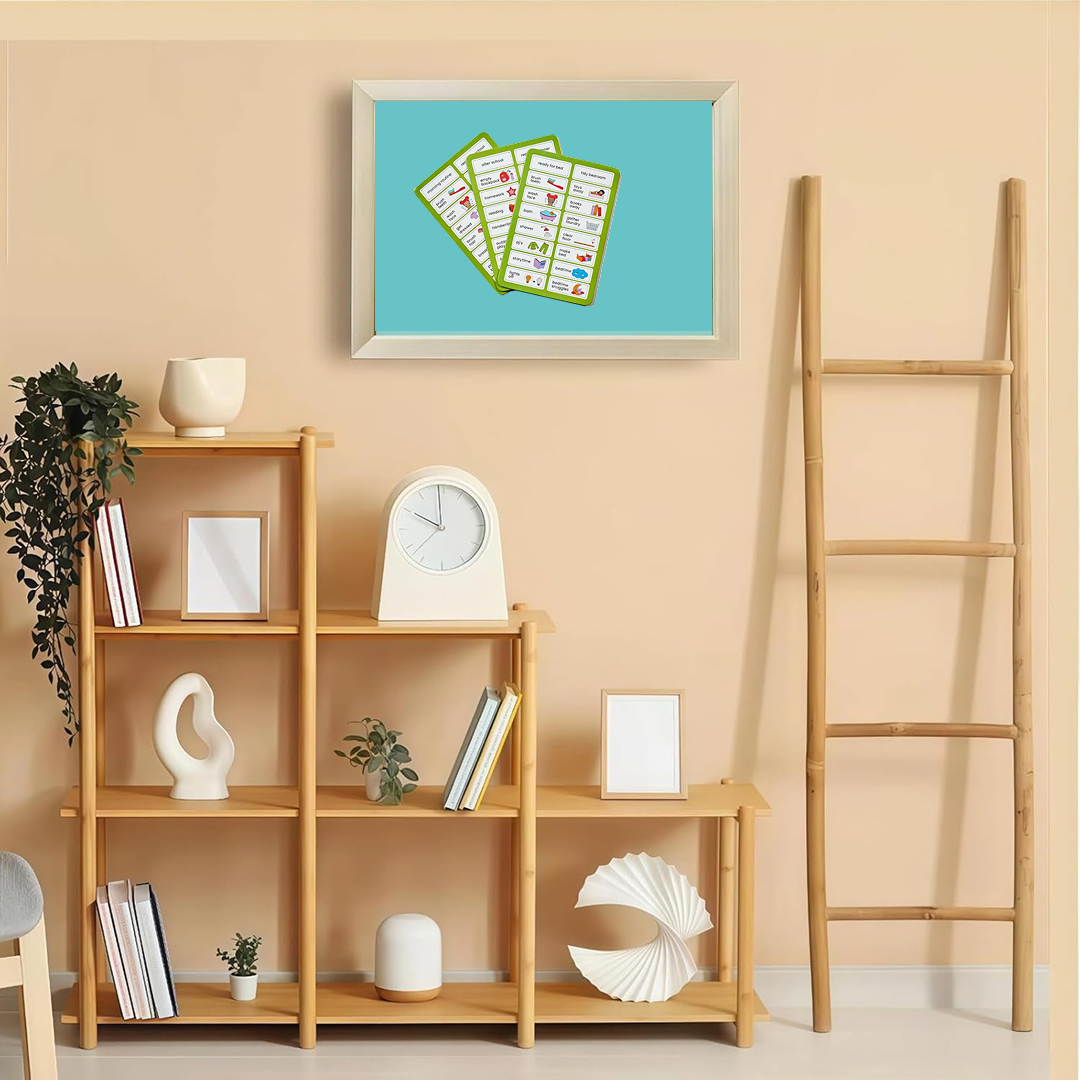 🎁 Magnetic Board, Sticker Book & Activity Cards (1 Set)